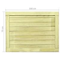 Poort 75x100 cm geïmpregneerd grenenhout - thumbnail