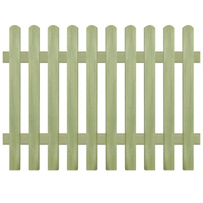 vidaXL Hek 6/9 cm 170x120 cm geïmpregneerd grenenhout