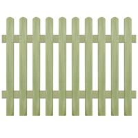 vidaXL Hek 6/9 cm 170x120 cm geïmpregneerd grenenhout - thumbnail