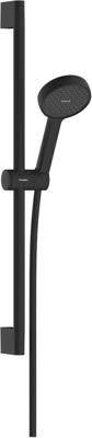 hansgrohe Activera S doucheset 95 - 1jet - EcoSmart - met glijstang 65 cm - mat zwart 28041670 hansgrohe Activera S doucheset 95 - 1jet - EcoSmart - met glijstang 65 cm - mat zwart 28041670