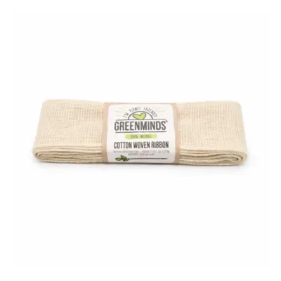 Greenminds lint katoen naturel 2 m | 48 stuks