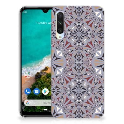 Xiaomi Mi A3 TPU Siliconen Hoesje Flower Tiles