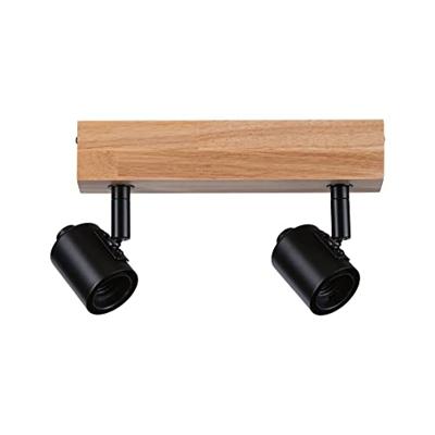 Paulmann Arvid 66771 Wandspot E27 Zwart, Hout (licht)