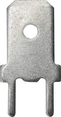 Vogt Verbindungstechnik 3866z.68 Plug-tong Insteekbreedte: 6.3 mm 180 ° Ongeïsoleerd Metaal 1 stuk(s)