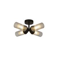 Searchlight 4-lichts plafondlampImperial zwart - 29984BK - thumbnail