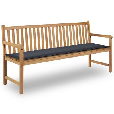 VidaXL Tuinbankkussen 180x50x3 cm oxford stof antracietkleurig