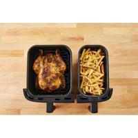Tefal EY905D Easy Fry & Grill Dual Airfryer Grijs - thumbnail