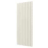 Plieger Designradiator Cavallino Retto Dubbel 2146 Watt Middenaansluiting 200x75,4 cm Wit Structuur - thumbnail