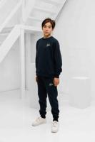 Malelions Counter Sweater Trainingspak Kids Donkerblauw - Maat 140 - Kleur: DonkerblauwGeel | Soccerfanshop - thumbnail