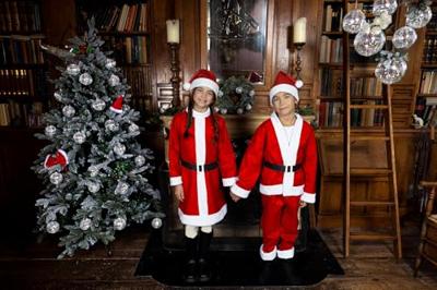 Kostuum Carol Claus Meisjes