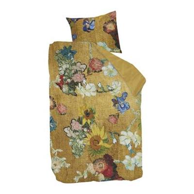Beddinghouse x Van Gogh Museum Partout des Fleurs dekbedovertrek Gold