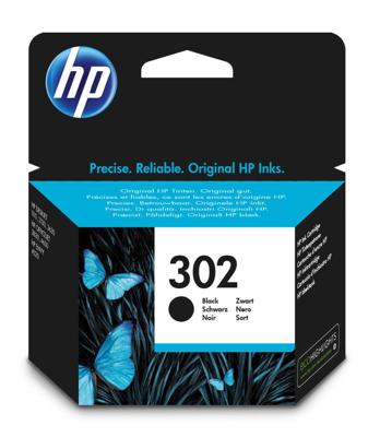 HP 302 Inktcartridge Origineel Zwart F6U66AE Inkt