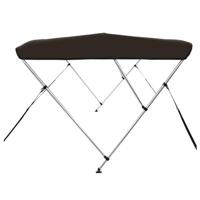VidaXL Biminitop 3 bogen 183x180x137 cm zwart - thumbnail