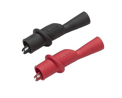 Fluke AC175 Veiligheids-krokodilklemmenset Bus 2 mm CAT IV 600 V, CAT III 1000 V Rood, Zwart