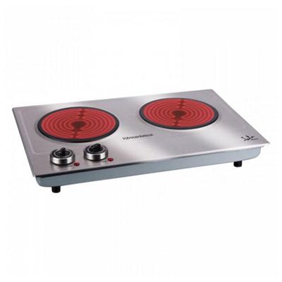Vitrokeramische kookplaat JATA V532 2400W Zilverkleurig Staal 2400 W