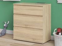 Commode NOVARO 3 lades eik - thumbnail