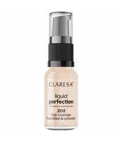 Claresa liquid perfection 2-in-1 concealer en foundation 101.5 vanilla 18gr. - thumbnail