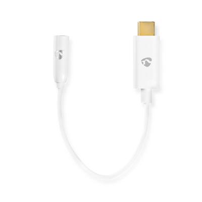 Nedis CCBW65950WT015 USB-adapter USB-C - 3.5mm female 0.15 m wit Nedis CCBW65950WT015 USB-adapter USB-C - 3.5mm female 0.15 m wit