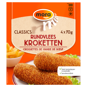 Mora Classics Rundvlees Kroketten 4 x 70 g bij Jumbo