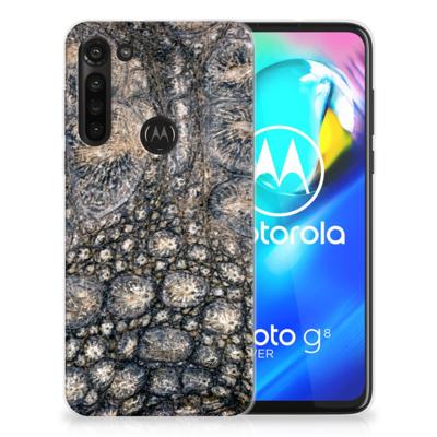 Motorola Moto G8 Power | TPU Hoesje | Krokodillenprint