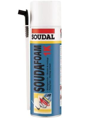 Soudal soudafoam 1 k | pu schuim | champagne | 500 ml - 100392 Soudal soudafoam 1 k | pu schuim | champagne | 500 ml - 100392