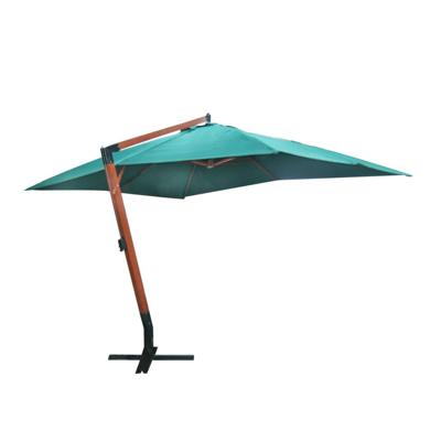 VidaXL Zweefparasol melia 300x400 cm groen