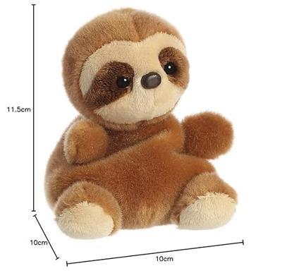 Palm Pals Luiaard knuffeltje - 13 cm