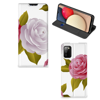 Samsung Galaxy M02s | A02s Smart Cover Roses Samsung Galaxy M02s | A02s Smart Cover Roses