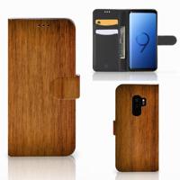 Samsung Galaxy S9 Plus | Book Style Case | Donker Hout - thumbnail