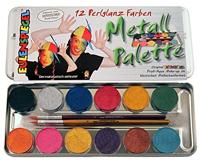 Eulenspiegel Schmink, wit, 12 kleur/ 1 set - thumbnail