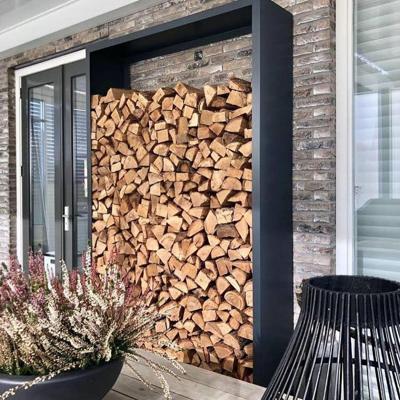 Houtopslag Beltza Zwart 50 x 38.5 x 150 cm Geroba - Geroba