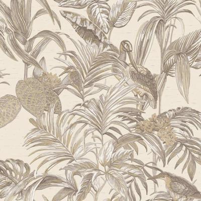 Dutch Wallcoverings Wallstitch/Bs1 Bird Of Paradise Crm - Creme