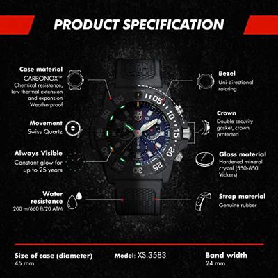 Luminox XS.3583 (Ø 45 mm) Heren horloge