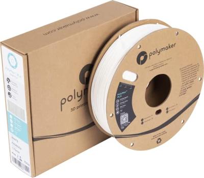 Polymaker PA06002 PolyMAX Tough Filament PLA kunststof Hoge stijfheid, Hoge treksterkte, Slagvast 1.75 mm 750 g Wit 1 stuk(s) Polymaker PA06002 PolyMAX Tough Filament PLA kunststof Hoge stijfheid, Hoge treksterkte, Slagvast 1.75 mm 750 g Wit 1 stuk(s)