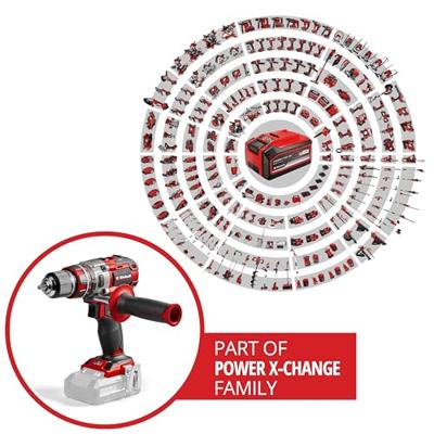 Einhell Professional Professional TP-CD 18/80 Li-i BL - Solo Power X-Change Accu-klopboor/schroefmachine 2 snelheden Brushless, Zonder accu, Zonder lader Einhell Professional Professional TP-CD 18/80 Li-i BL - Solo Power X-Change Accu-klopboor/schroefmachine 2 snelheden Brushless, Zonder accu, Zonder lader