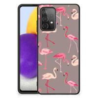 Samsung Galaxy A72 (5G/4G) Dierenprint Telefoonhoesje Flamingo - thumbnail