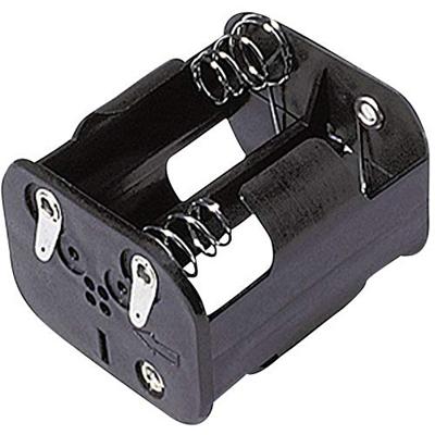 MPD BH22CL Batterijhouder Aantal cellen: 4 C (baby) Soldeeraansluiting (l x b x h) 61 x 54 x 40 mm