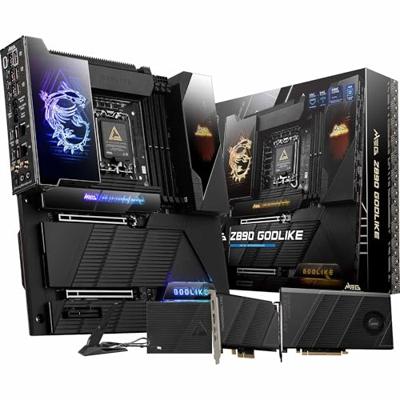 MSI MEG Z890 GODLIKE Moederbord Socket Intel LGA 1851 Vormfactor ATX Moederbord chipset Intel® Z890