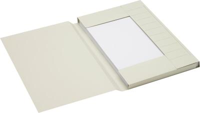 Dossiermap Secolor folio 3 klep 100% gerecycled karton 250 gr grijs | 25 stuks Dossiermap Secolor folio 3 klep 100% gerecycled karton 250 gr grijs | 25 stuks