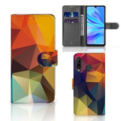 Huawei P30 Lite (2020) | Book Case | Polygon Color | Portemonnee hoesje