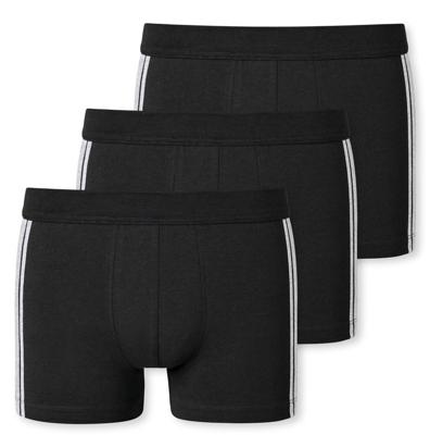 3-pack heren boxershort 95/5 - Stripe - Gestreept heren ondergoed - Blauw - Zwart - Combi