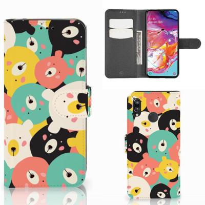 Samsung Galaxy A70 Leuk Hoesje Bears Samsung Galaxy A70 Leuk Hoesje Bears