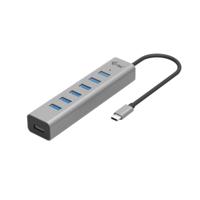 i-tec I-TEC USB-C Charging Metal HUB 7 Port USB-combi-hub Grijs - thumbnail