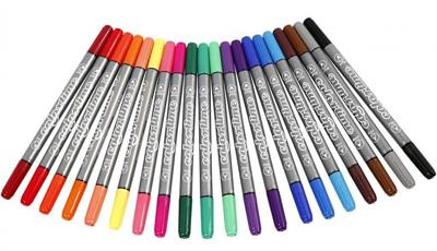 Creativ Company Dubbelzijdige stiften - basiskleuren, 20st.