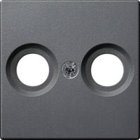 Merten MEG4122-0414 Afdekking System M Antraciet 1 stuk(s) - thumbnail