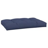 VidaXL Palletkussen 120x80x12 cm stof marineblauw - thumbnail