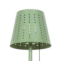 QAZQA Buiten vloerlamp groen incl. LED 3-staps dimbaar op solar - - thumbnail