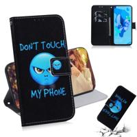 Schilderij patroon gekleurde tekening horizontale Flip lederen draagtas met houder & kaartsleuven & portemonnee voor Huawei Honor 20 (woede) - thumbnail