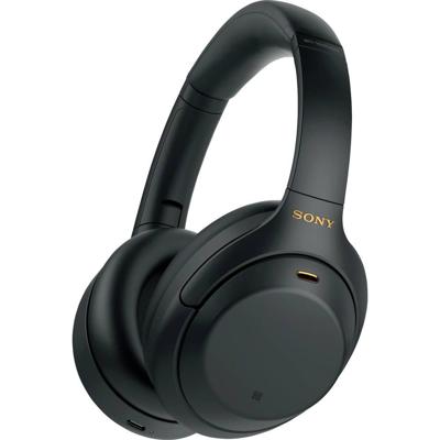 Sony WH1000XM4 Noise Cancelling draadloze Bluetooth headset (geoptimaliseerd voor Alexa en Google Assistant, 30 uur batterijduur, optimaal voor werken thuis, microfoon voor handsfree bellen) zwart
