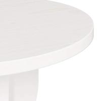 Bijzettafel Wit 39.5 x 39.5 x 53.5 cm Massief grenenhout - thumbnail